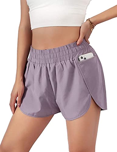 Blooming Jelly Pantalones Cortos para Correr para Mujer Cintura Elástica de Secado Rápido Pantalones Cortos Deportivos de Entrenamiento Activo con Bolsillos 1.75" Cover