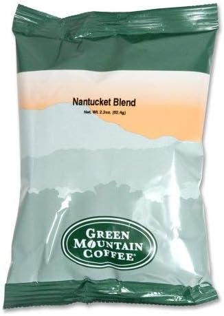Green Mountain Nantucket Blend Ground Coffee, 12oz., 50/CT, Green