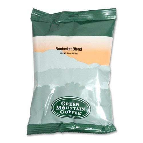 Green Mountain Nantucket Blend Ground Coffee, 12oz, 50/CT, Green