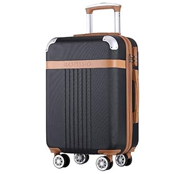 Mala Viagem Santino B182 Rígida Abs Rodinhas 360 Tsa Grande