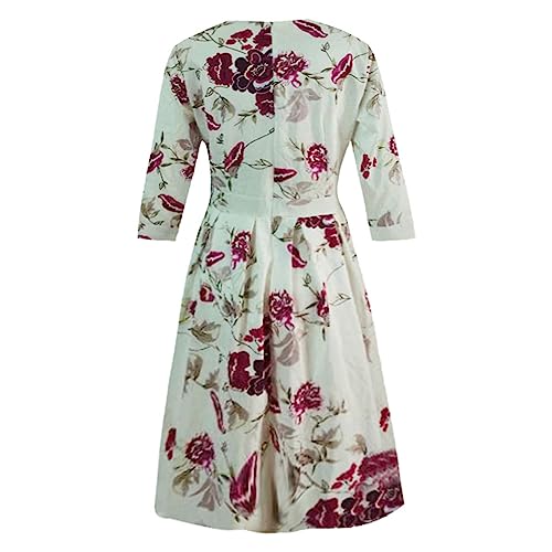 Robe d'été élégante et vaporeuse pour silhouette trapèze de fête