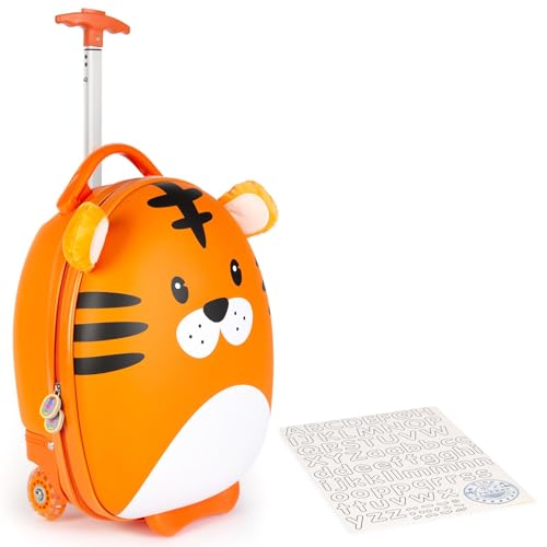 boppi - Children's Suitcase - Tiny Trekker Children's Trolley Suitcase - Boys & Girls Suitcase - Suitable as Cabin Luggage - 17 L