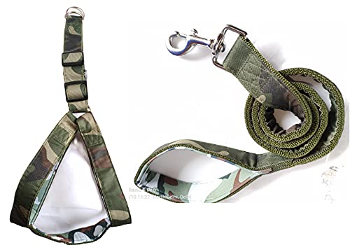 Pups&Pets Dog Army Print Adjustable Harness and Leash for Maxi and Large Breed Dog Body Harness Militry Design Heavy Hook (X-Large). (B09S6T471D) Amazon Price History, Amazon Price Tracker