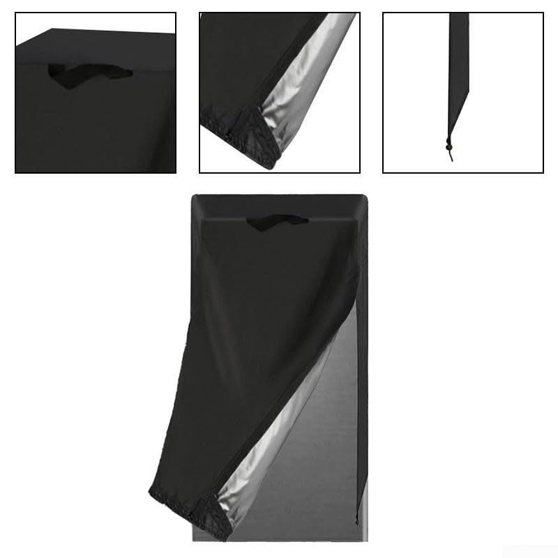 Lecreatekit Copertura impermeabile per frigorifero, antipolvere, per proteggere congelatori verticali (60 x 85 x 185 cm)