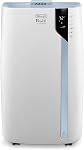 De'Longhi Portable Air Conditioner 14,000 BTU,cool extra large rooms up to 700 sq ft UV-C technology,motorized airflow,quiet,remote, AC Unit, window venting kit,EX390UVCARE, White