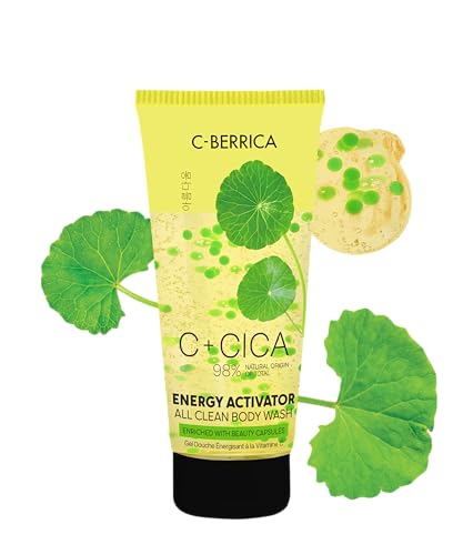 Natura Siberica CICA C-BERRICA. Activateur d'énergie All Clean Body Wash enrichi en capsules de beauté, 200 ml