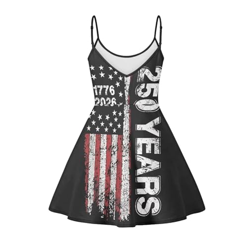 Image of Cozeyat Women Girls Summer Sleeveless Dress Casual Swing Beach Cover Up Knee Length Dresses,Large Size XS-4XL