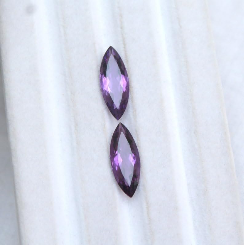 Améthyste naturelle Marquise de qualité supérieure pour haute joaillerie - 3