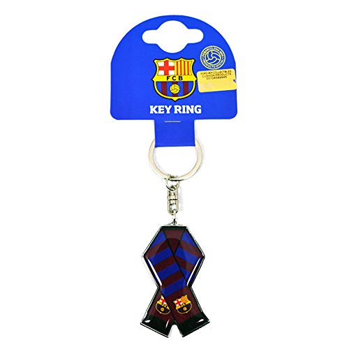Nouvelle Version Officielle du Porte-clés en métal Design écharpe FC Barcelona Cover