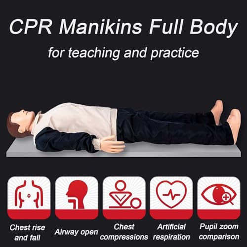 Poupée de réanimation AMITD avec 4 poches pulmonaires et tapis de transport - 3