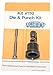 Kett Tool KIT #110 18 Gauge Punch and Die Kit for 1020 Nibbler Attachment and Pn-1020 Nibbler