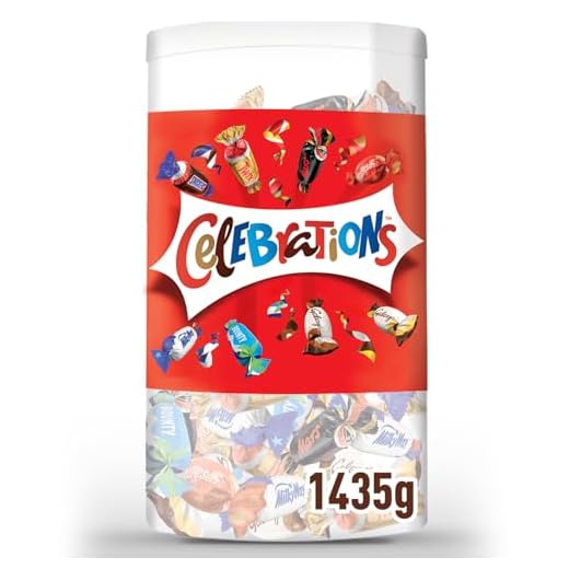 Celebrations Blisterbox | Mini-Schokoriegel Mix | Eid Geschenk | 155 Pralinen in einer Box (1 x 1,435 kg)
