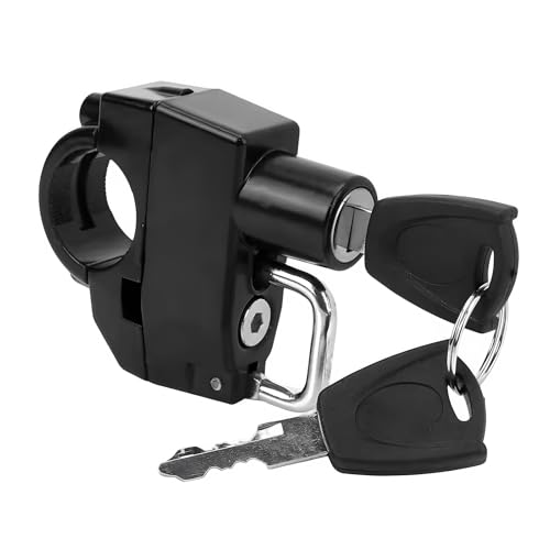 MTRPS Motorcycle Helmet Lock, Anti-Theft Aluminum Alloy Helmet Holder Hook