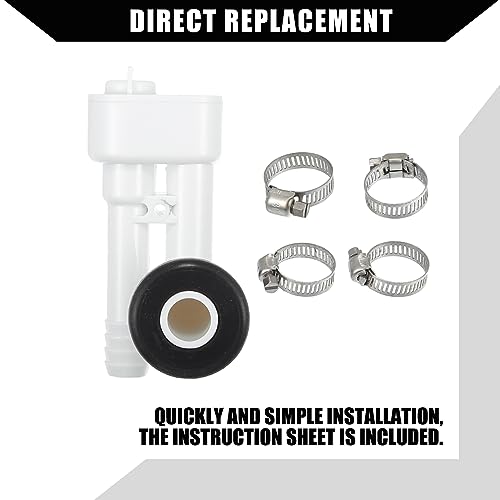 Image of 385316906 RV Toilet Vacuum Breaker Kit Without Hand Sprayer Hook Up for VacuFlush Sealand Traveler Toilets /Leak-Resistant RV Toilet Water Assembly Valve Kit / 1 Set