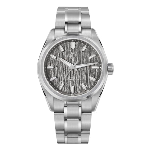 Image of watchdives WD0003C Elementum Original Design Men Watch VH31 Sweep Second Quartz Watch 36mm Sapphire Crystal Luxury Wristwatch 100m Waterproof Stainless Steel