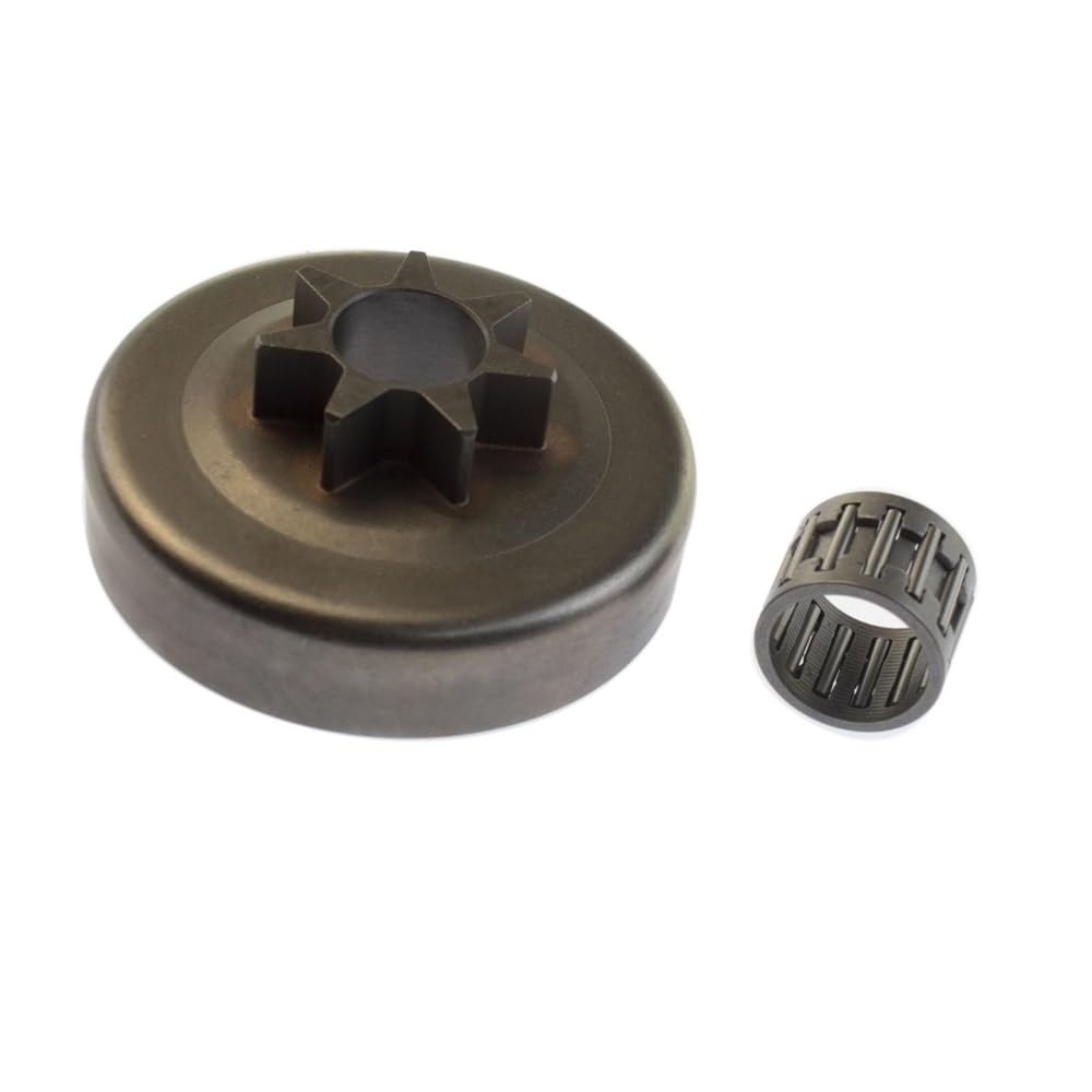 Pignon .325 7T et tambour d'embrayage pour tronçonneuse 40, 45 et 49