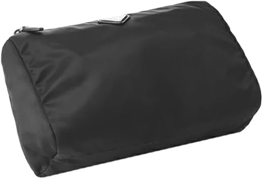 Prada Black Tessuto Nylon Medium Pouch Clutch Bag 1NA012