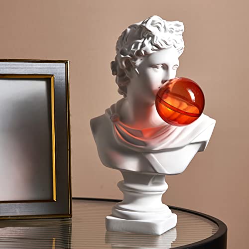 Homeemoh U11106682 White Ancient Greek Figure Statue Bust thumb #2