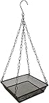 Plate-forme d'alimentation d'oiseaux suspendus Plate-formes de semences en métal Mesh pour l'alimentation des oiseaux Jardin extérieur Décoration pour le jardin arrière Attirer les oiseaux sauvages