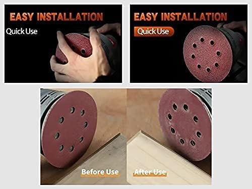 Image of Inditrust new Sanding Disc 180mm (7 inch) with 8 Holes (80 Grit, 30)
