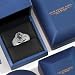 Imagen de Anillo de plata de ley 925 con piedra natal de tanzanita azul ovalada de 1
