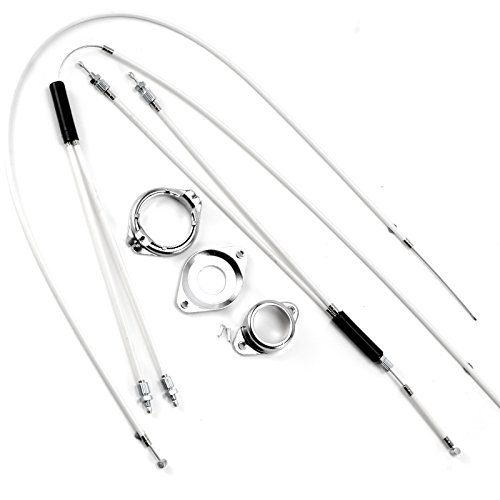 SurePromise One Stop Solution for Sourcing Kit de funcionamento do sistema de freio giroscópio Gyro cabos fio rotor para bicicleta de montanha ciclismo BMX cor branca