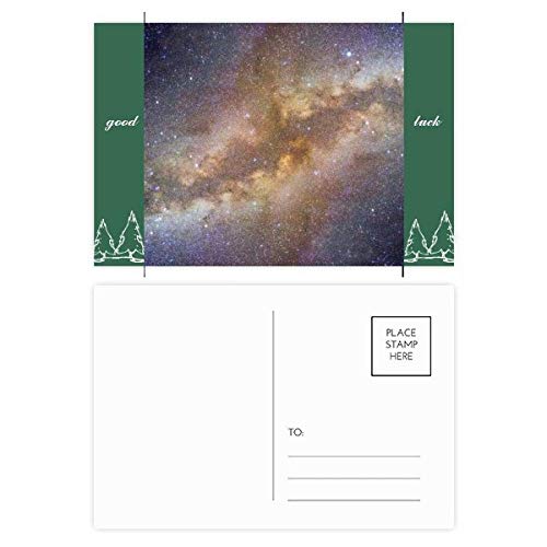 Cartes postales galaxie univers set de 20 motifs bonne chance pour offrir et correspondre