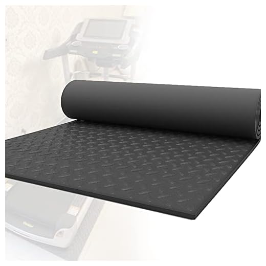 V3VOGUE Treadmill Mat, Exercise Equipment Mat Noise Reduction for Floor Protection, Sound Absorbing Mat, Noise Reduction Mats, for Treadmill, Exercise Bike and Elliptical Machine