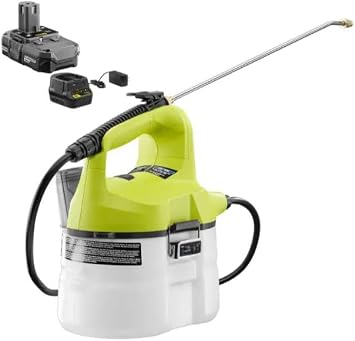 P2810 Fits For RYOBI 18V Cordless Battery 1 Gal. Sprayer with 2.0 Ah Battery and Charger