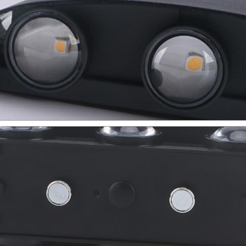 Aplique de pared LED rectangular de 26cm luz calida con sensor de movimiento 3