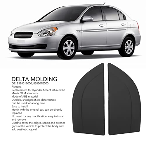 Moldura exterior de puerta trasera izquierda y derecha para el modelo Accent 2006 a 2010 3