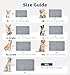 Made4Pets Dog Crate Pad Bed for Medium Large Dogs, Washable & Reversible, Anti-Slip Kennel Mat for Cozy Sleeping, Soft Fluffy Dog Bed for Indoor & Outdoor Use, 35