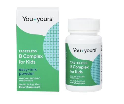 Tasteless B Complex for Kids + Toddlers- with Methylfolate and Methyl B12