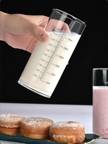 Vaso medidor de vidrio resistente a altas y bajas temperaturas miniatura 2
