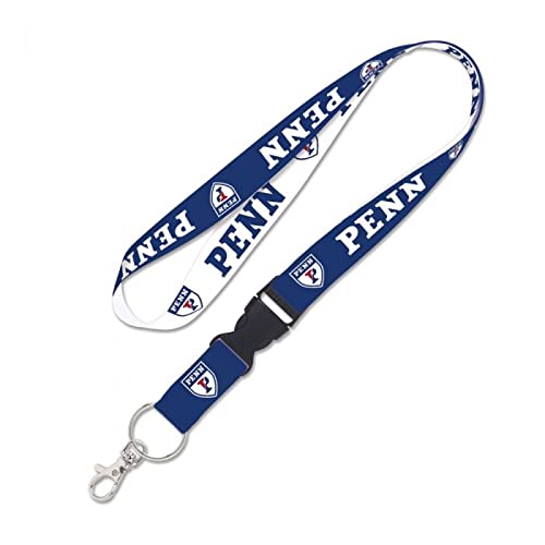 Bag2School UPenn Penn 1inch Lanyard w/Detachable Buckle, Blue, One Size