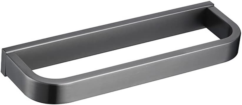 LSLYTQ Nordic Gray 304 Stainless Steel Bathroom Towel Ring Hanger, Hand Towel Holder, Bathroom Hardware