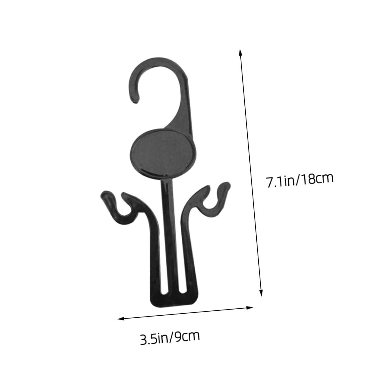 SOESFOUFU 30pcs Shoe Hook Shoe Rack Hook Slipper Drying Holder Slippers Drying Organizer Pp Black