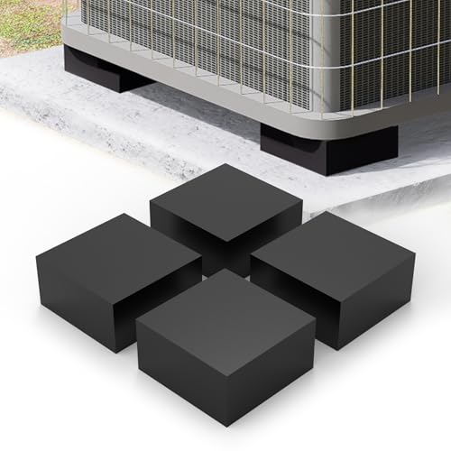 Memrita 4-Pack Rubber Vibration Pads for AC & HVAC Units