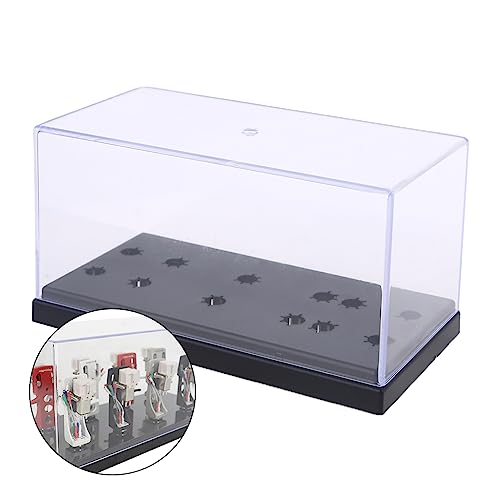 Carcasa para el tocadiscos en caja expositora de álbumes vinilo 6