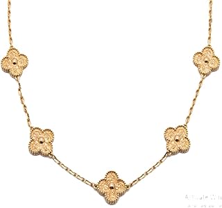 Stainless Steel Leaf CloverNecklace for Women-Stainless Steel Jewelry Gift for Women