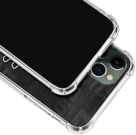 Skinit Clear Phone Case Compatible with iPhone 12 Pro Max - Officially Licensed NFL Detroit Lions Black & White Design