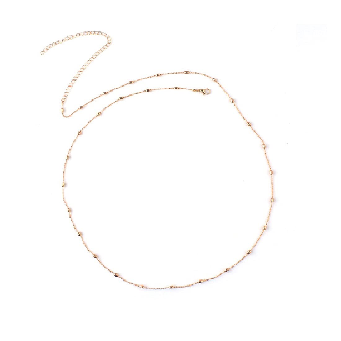 Aaishwarya Golden Thin Metallic Waist Chain/Belly Waist Belt Chain for Women and Girls | Kamarband for Women | Waist Chain for Women | Belts for Women | Waist Chain | Hip Chain Women Saree (B09B47W441) Amazon Price History, Amazon Price Tracker