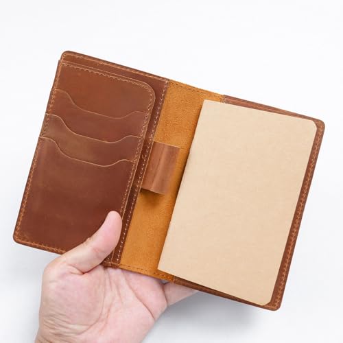 Carnet de notes en cuir authentique, le compagnon de vos pensées et réunions