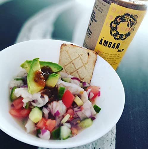 La Fundidora Mexican Medium Hot Salsa Sampler, Traditional Authentic Homemade Style Recipe, Smooth Sauce, Small Batch Handmade Pepper, All Natural, No Preservative Great Gift Set #TOP6