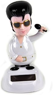 Puckator FF45 Novelty Elvis Solar Figurine, 6 x 5 x 10 cm