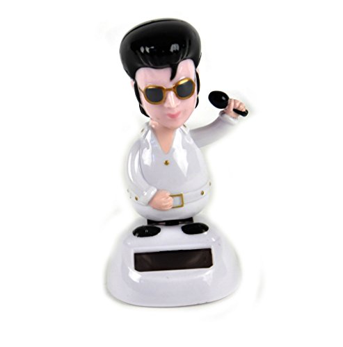 Puckator FF45 Figurine Fleur Solaire Elvis 6 x 5 x 10 cm, Unique - Les Beatles, Paul McCartney, John Lennon, RIngo Starr, George Harrison Puckator FF45 Figurine Fleur Solaire Elvis 6 x 5 x 10 cm, Unique