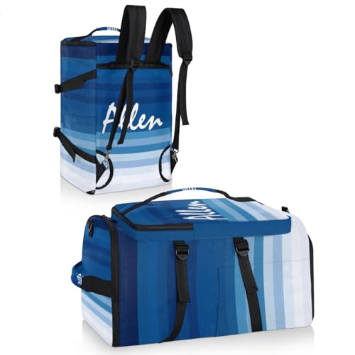 Personalized Gym Bag Backpack,Custom Duffle Bag for Men and Women with Your Name,18Inch,Style 142