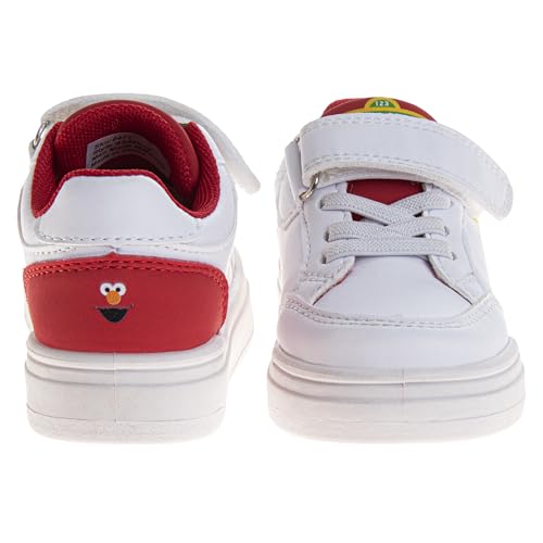Sesame Street Strap Sneakers for Boys & Girls - Kids Lightweight Athletic Breathable Running Tennis Shoes (Sizes: 5-10 Toddler / 11 Little Kid)3