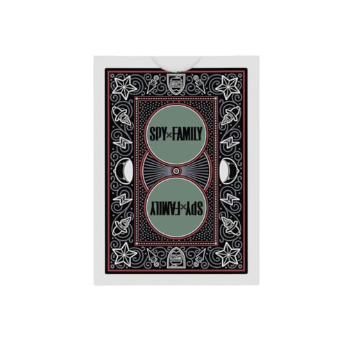 Bicycle Spy x Family Playing Cards Deck. Special edition for fans and collector Black, 17 mm x 64 mm x 92 mm - Image 3