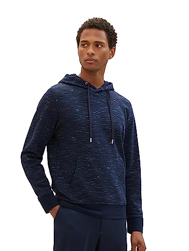 Sweat à capuche spacedye Tom Tailor au design texturé unique